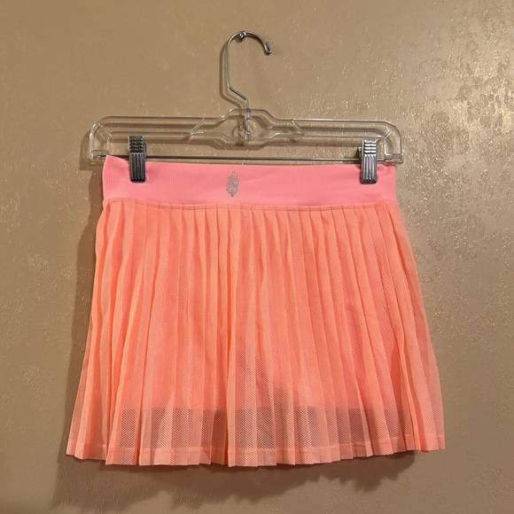 NWOT Free People Movement Rally Ruffle Mini Skirt sz XS/S - Picture 2 of 6